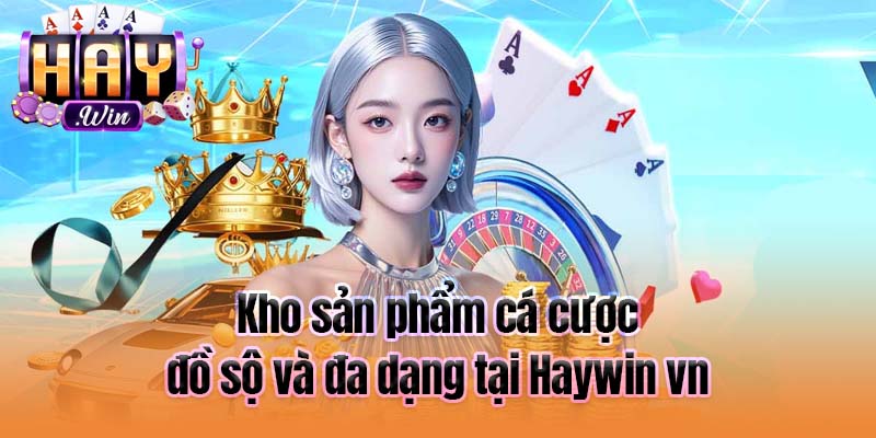 Kho sản phẩm cá cược đồ sộ và đa dạng tại Haywin vn