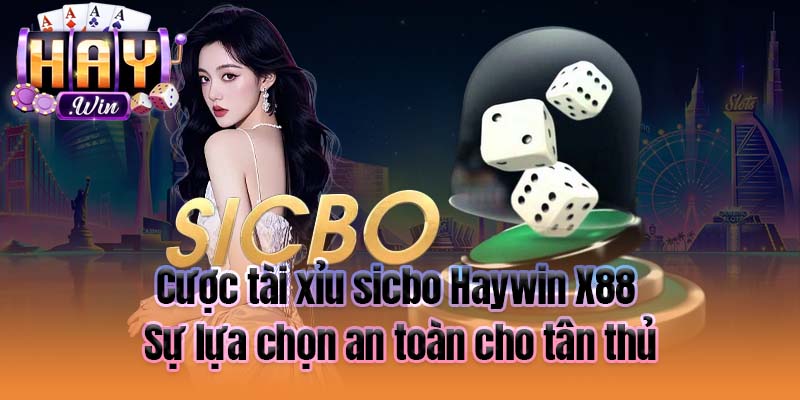 Cược tài xỉu sicbo Haywin X88 - Sự lựa chọn an toàn cho tân thủ